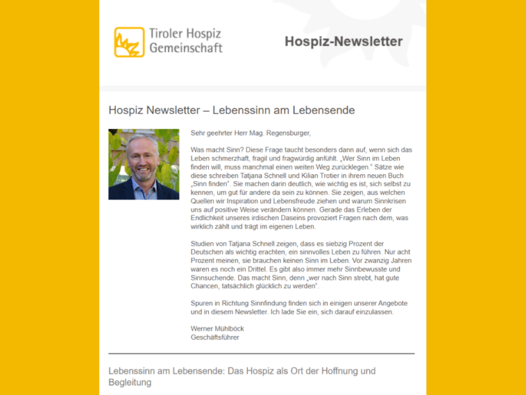 Screenshot Newsletter Februar 2025